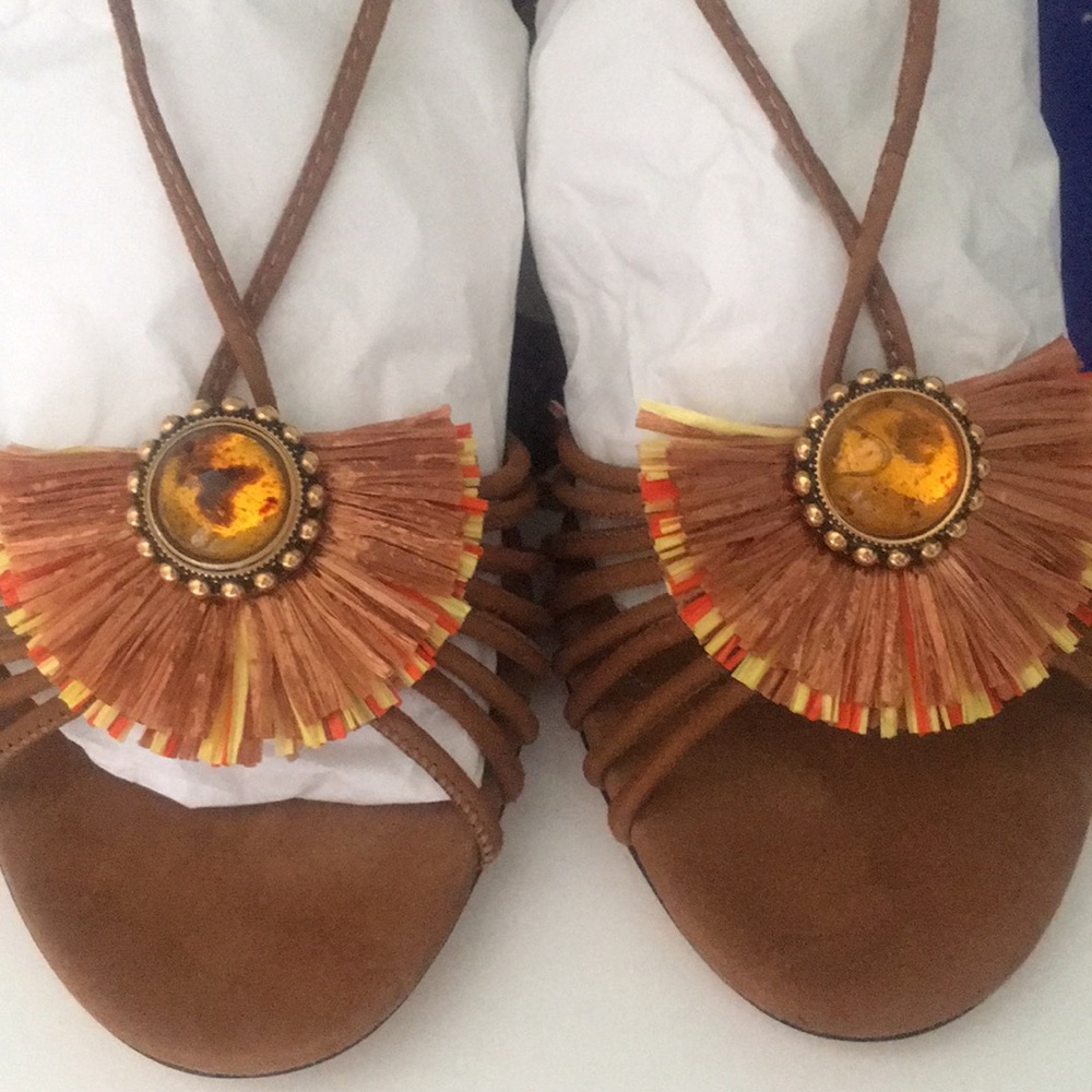 NWT Aquazzura “samba” suede sandals - Picture 8 of 9